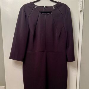 Size 16 Bagley Mischka knee length black dress